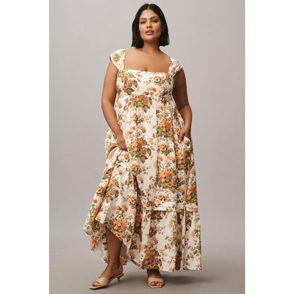 New By Anthropologie Sleeveless Square-Neck Maxi Dress Size S - Picture 3 of 12